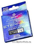 Флюорокарбон ZEMEX ETERNAL 100% FLUOROCARBON 25м, 0.36мм, 8.5кг clear