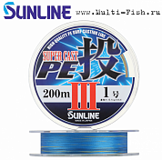 Шнур плетеный Sunline SUPER CAST PE NAGE III 200м HG #0.8