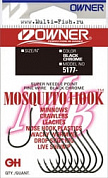 Крючки спиннинговые OWNER 5177 Mosquito Hook BC №1 8шт.